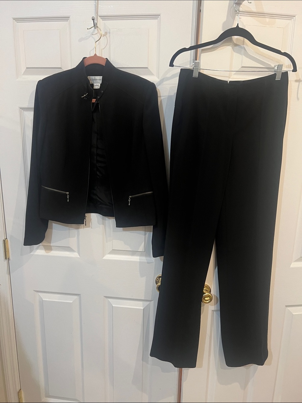 Jones New York Black Women's Two-Piece Pant Suit C43